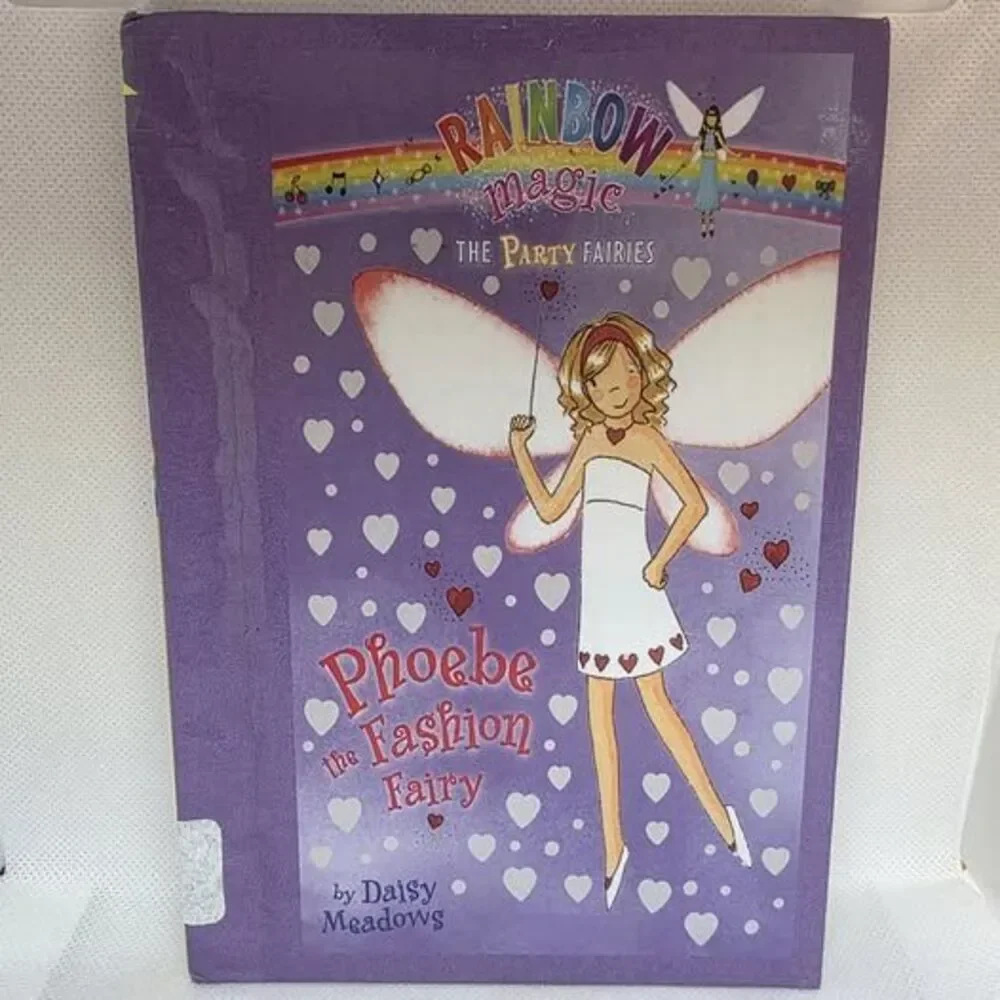 Rainbow Magic The Party Fairies By Daisy Meadows Books 1-2-3-6-7 Ex-Library